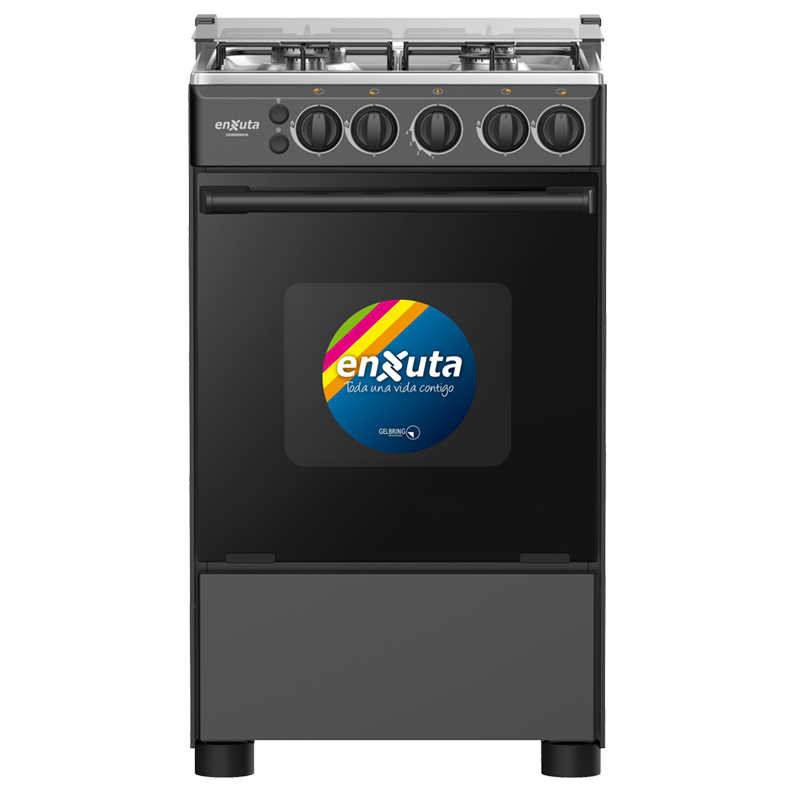 Cocina negra multigas con termocupla Enxuta